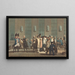 Café des Patriotes A house of the Patriotes' coffee - Jean-Baptiste Morret — framed artwork on a wall