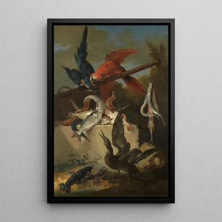 JeanBaptiste Oudry - Fische Seevgel und Papageien.webp