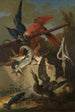 Fish, sea birds and parrots - Jean-Baptiste Oudry — artwork view