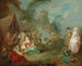 Un campamento militar - Jean-Baptiste Pater — vista de la obra