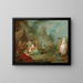 Un campamento militar - Jean-Baptiste Pater — cuadro enmarcado en la pared
