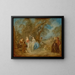 Una elegante compañía en un parque - Jean-Baptiste Pater — cuadro enmarcado en la pared