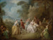 Scene of courtly life in a park - Jean-Baptiste Pater — artwork view