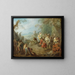 Campamento - Jean-Baptiste Pater — cuadro enmarcado en la pared
