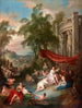 Bathing Nymphs near a Fountain, bathing in a pool - Jean-Baptiste Pater — artwork view