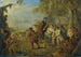 Figures in a military camp with a rider leading the troops - Jean-Baptiste Pater — artwork view