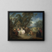 Fiesta campestre - Jean-Baptiste Pater — cuadro enmarcado en la pared