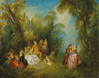JeanBaptiste Pater - Fte galante by a Fountain.webp