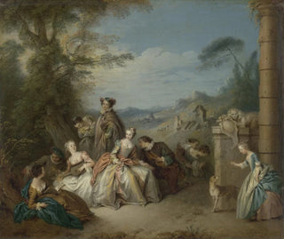 JeanBaptiste Pater - Fte galante in a Landscape.webp