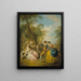 La Danse, The Dance - Jean-Baptiste Pater — framed artwork on a wall