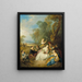 El concierto amoroso, The Amorous Concert - Jean-Baptiste Pater — cuadro enmarcado en la pared