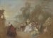 Sobre la terraza - Jean-Baptiste Pater — vista de la obra
