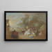 Sobre la terraza - Jean-Baptiste Pater — cuadro enmarcado en la pared