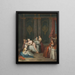 The bath - Jean-Baptiste Pater — framed artwork on a wall