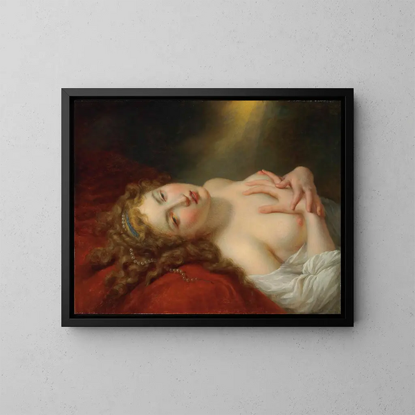 Dana - Jean-Baptiste Regnault — framed artwork on a wall