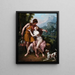 Venus y Adonis - Jean-Baptiste Regnault — cuadro enmarcado en la pared
