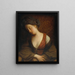Young sleeping woman - Jean-Baptiste Santerre — framed artwork on a wall
