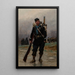 a French infantryman from the Franco-Prussian War - Jean-Baptiste Édouard Detaille — framed artwork on a wall
