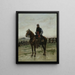 Un oficial montado - Jean-Baptiste Édouard Detaille — cuadro enmarcado en la pared