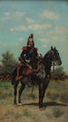 Oficial de dragones montado - Jean-Baptiste Édouard Detaille — vista de la obra