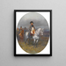 Napoleon on horseback - Jean-Baptiste Édouard Detaille — framed artwork on a wall