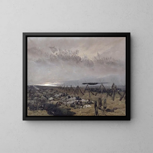 El Sueño - Jean-Baptiste Édouard Detaille — cuadro enmarcado en la pared