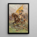 La charge - Jean-Baptiste Édouard Detaille — framed artwork on a wall