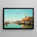 The Palace of the Doges and St. Mark's Square, Venice - Jean-Baptiste van Moer — framed artwork on a wall