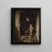 La chambre à coucher des petits Savoyards ou Les petits montreurs de marmottes - Jean - Claude Bonnefond — framed artwork on a wall