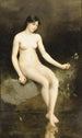 Galatée au bord du fleuve Acis - Jean-Denis-Antoine Caucannier — artwork view