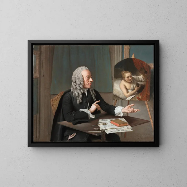 François Tronchin - Jean-Étienne Liotard — cuadro enmarcado en la pared