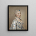 Marie-Josèphe de Saxe Dauphine de France - Jean-Étienne Liotard — framed artwork on a wall