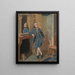 del retrato de John Lord Mountstuart, más tarde 4o conde y 1er marqués de Bute - Jean-Étienne Liotard — cuadro enmarcado en la pared