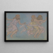 Children Playing - Jean-Francis Auburtin — framed artwork on a wall
