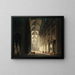 Vista interior de Notre-Dame - Jean-François Depelchin — cuadro enmarcado en la pared