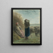 The Passage of the Wild Geese - Jean-François Millet — framed artwork on a wall