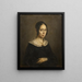 Madame Frigot - Jean-François Millet — cuadro enmarcado en la pared