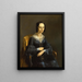 Madame Valmont - Jean-François Millet — cuadro enmarcado en la pared