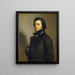 Portrait of a Man - Jean-François Millet — framed artwork on a wall