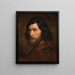 Autorretrato - Jean-François Millet — cuadro enmarcado en la pared