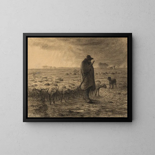 JeanFranois Millet - Shepherd Returning With His Flock.webp