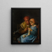 La Leçon de tricot - Jean-François Millet — framed artwork on a wall