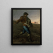 The Sower - Jean-François Millet — framed artwork on a wall