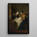 Las jóvenes costureras - Jean-François Millet — cuadro enmarcado en la pared