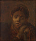 Head of Peasant Study - Jean-François Millet — artwork view