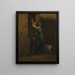 Mujer en el pozo - Jean-François Millet — cuadro enmarcado en la pared