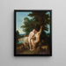 Adam and Eve - Jean-François de Troy — framed artwork on a wall