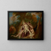 Diane y sus ninfas en el baño - Jean-François de Troy — cuadro enmarcado en la pared