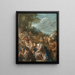 The Carrying of the Cross - Jean-François de Troy — framed artwork on a wall