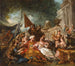 Escena oriental o el banquete de Ester - Jean-François de Troy — vista de la obra